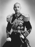 Chiang Kai-shek (October 31, 1887 – April 5, 1975) was a political and military leader of 20th century China. He is known as Jiǎng Jièshí or Jiǎng Zhōngzhèng in Mandarin. Chiang was an influential member of the Nationalist Party, the Kuomintang (KMT), and was a close ally of Sun Yat-sen. He became the Commandant of the Kuomintang's Whampoa Military Academy, and took Sun's place as leader of the KMT when Sun died in 1925. In 1926, Chiang led the Northern Expedition to unify the country, becoming China's nominal leader. He served as Chairman of the National Military Council of the Nationalist government of the Republic of China (ROC) from 1928 to 1948. Chiang led China in the Second Sino-Japanese War, during which the Nationalist government's power severely weakened, but his prominence grew.<br/><br/>

Chiang's Nationalists engaged in a long standing civil war with the Chinese Communist Party (CCP). After the Japanese surrender in 1945, Chiang once again became embroiled in a bloody civil war with the Communist Party of China. In 1949 the CCP defeated the Nationalists, forcing the Nationalist government to retreat to Taiwan, where martial law was imposed, and from where the government continued to declare its intention to take back mainland China. Chiang ruled the island securely as the President of the Republic of China and Director-General of the Kuomintang until his death in 1975.