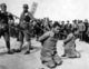 China: Execution of Chinese collaborators by Nationalist troops, Shanghai, 1937.