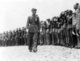 China: General Chiang Kai-shek visiting officer training corps at Hankou, 1940.