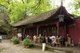 China: Tea house next to the Giant Buddha (Dafo), Leshan, Sichuan Province