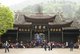 China: Entrance to Baoguo Si (Declare Nation Temple), at the foot of Emeishan (Mount Emei), Sichuan Province
