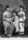 Vietnam: 'Trio des mousmés' (three young Japanese women), Saigon, c.1905.
